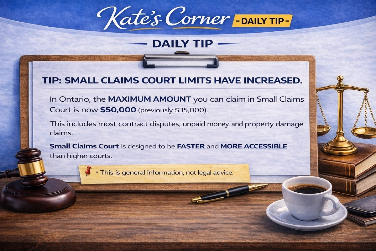 Cover image for Daily Tip: Small Claims